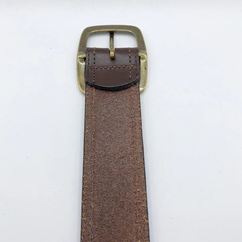Michael Waddell's Bone Collector Brown Leather Belt Size 36